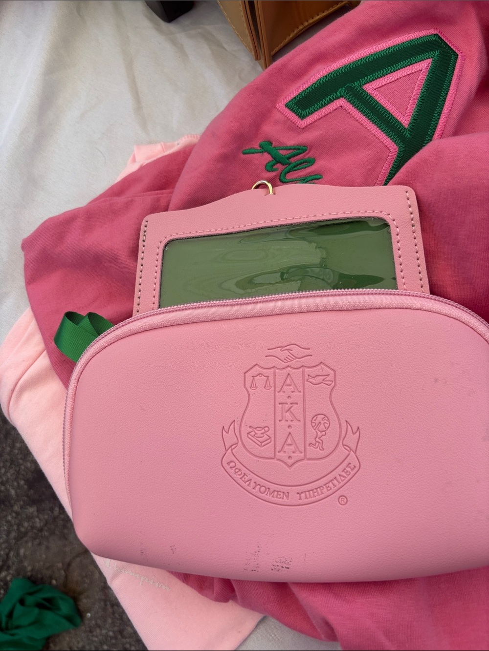 Wrislet  Bag with Green Accent